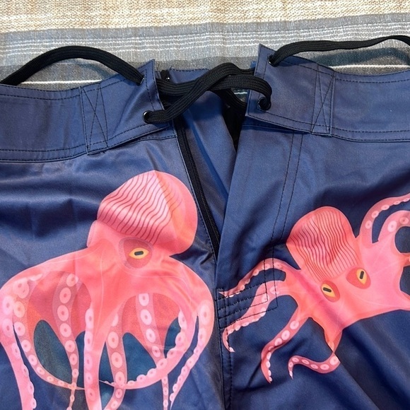 ReelSkinz,34,Performance Apparel, Swim Trunks,Vibrant Octopus Design,Firm Price - Picture 8 of 8